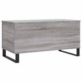 Tavolino Salotto Grigio Sonoma 90x44,5x45 cm Legno truciolato