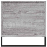Tavolino Salotto Grigio Sonoma 90x44,5x45 cm Legno truciolato