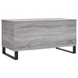 Tavolino Salotto Grigio Sonoma 90x44,5x45 cm Legno truciolato