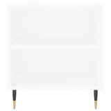 Tavolino da Salotto Bianco 102x44,5x50 cm in Legno truciolato