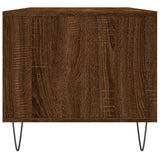 Tavolino Salotto Rovere Marrone 90x49x45 cm Legno truciolato