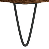 Tavolino Salotto Rovere Marrone 90x49x45 cm Legno truciolato