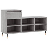 Scarpiera Grigio Sonoma 102x36x60 cm in Legno truciolato