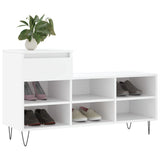 Scarpiera Bianca 102x36x60 cm in Legno truciolato
