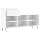 Scarpiera Bianca 102x36x60 cm in Legno truciolato