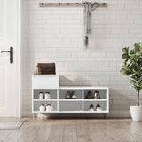 Scarpiera Bianca 102x36x60 cm in Legno truciolato