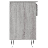 Scarpiera Grigio Sonoma 102x36x60 cm in Legno truciolato