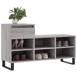 Scarpiera Grigio Sonoma 102x36x60 cm in Legno truciolato