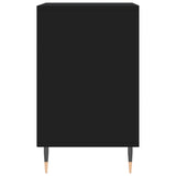 Scarpiera Nera 102x36x60 cm in Legno truciolato