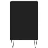 Scarpiera Nera 102x36x60 cm in Legno truciolato