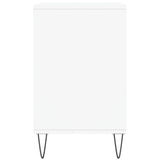 Scarpiera Bianco Lucido 102x36x60 cm in Legno truciolato