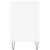 Scarpiera Bianco Lucido 102x36x60 cm in Legno truciolato