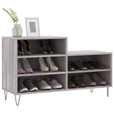 Scarpiera Grigio Sonoma 102x36x60 cm in Legno truciolato