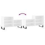 Scarpiera Bianca 102x36x60 cm in Legno truciolato