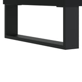 Scarpiera Nera 102x36x60 cm in Legno truciolato