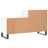 Scarpiera Bianco Lucido 102x36x60 cm in Legno truciolato