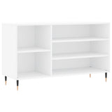 Scarpiera Bianco Lucido 102x36x60 cm in Legno truciolato