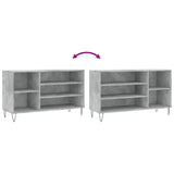 Scarpiera Grigio Cemento 102x36x60 cm in Legno truciolato
