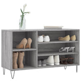 Scarpiera Grigio Sonoma 102x36x60 cm in Legno truciolato