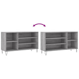 Scarpiera Grigio Sonoma 102x36x60 cm in Legno truciolato
