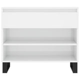 Scarpiera Bianco Lucido 70x36x60 cm in Legno truciolato