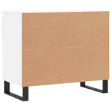 Scarpiera Bianco Lucido 70x36x60 cm in Legno truciolato