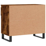 Scarpiera Rovere Fumo 70x36x60 cm in Legno truciolato