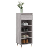 Scarpiera Grigio Sonoma 40x36x105 cm in Legno truciolato