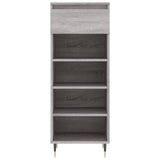 Scarpiera Grigio Sonoma 40x36x105 cm in Legno truciolato