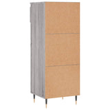 Scarpiera Grigio Sonoma 40x36x105 cm in Legno truciolato