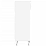 Scarpiera Bianco Lucido 40x36x105 cm in Legno truciolato