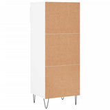 Scarpiera Bianco Lucido 40x36x105 cm in Legno truciolato
