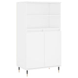vidaXl Credenza Alta Bianca 60x36x110 cm in Legno truciolato