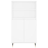 vidaXl Credenza Alta Bianca 60x36x110 cm in Legno truciolato