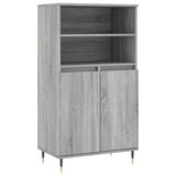 Credenza Grigio Sonoma 60x36x110 cm in Legno truciolato