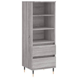 Credenza Grigio Sonoma 40x36x110 cm in Legno truciolato