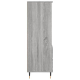Credenza Grigio Sonoma 40x36x110 cm in Legno truciolato