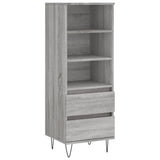 Credenza Grigio Sonoma 40x36x110 cm in Legno truciolato