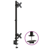 Supporto per Monitor Doppio in Acciaio VESA 75/100 mm