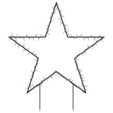 Decorazione Luminosa Natalizia con Picchetti Stella 115LED 85cm