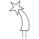 Luce Decorativa Natale con Picchetti Stella Cadente 80LED 62cm