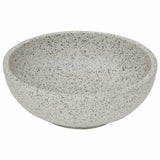 Lavabo da Appoggio Grigio Rotondo 41x14 cm Ceramica