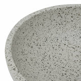 Lavabo da Appoggio Grigio Rotondo 41x14 cm Ceramica