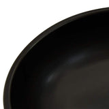 Lavabo da Appoggio Nero e Blu Rotondo 41x14 cm Ceramica