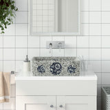 Lavabo Appoggio Multicolore Rettangolare 46x35,5x13 cm Ceramica