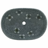 Lavabo da Appoggio Blu Ovale 59x40x14 cm Ceramica