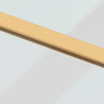 Porta Scorrevole Dorata 90x205 Vetro Trasparente ESG Alluminio