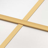 Porta Scorrevole Dorata 90x205 Vetro Smerigliato ESG Alluminio