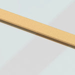 Porta Scorrevole Dorata 90x205 Vetro Trasparente ESG Alluminio
