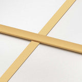 Porta Scorrevole Dorata 90x205 Vetro Smerigliato ESG Alluminio